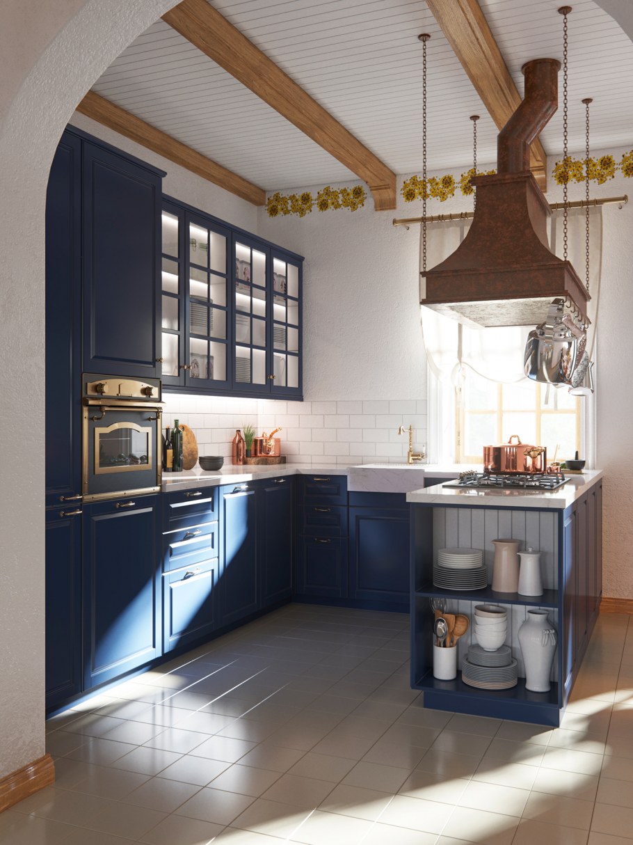 Интерьер казачий кухни