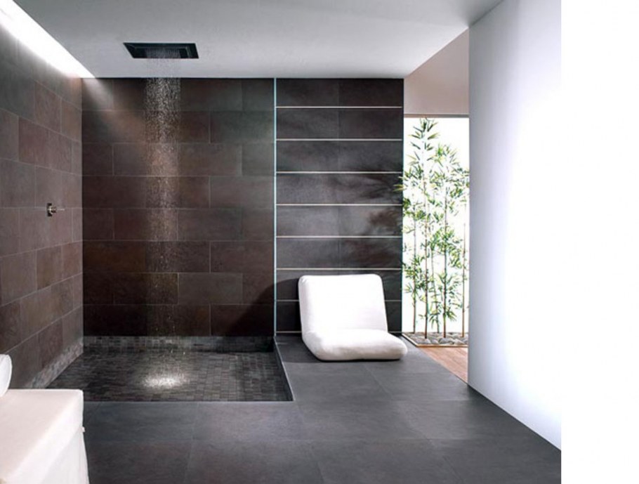 Крупноформатная плитка на стену