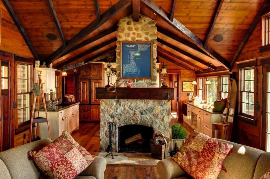 Инткрервдеревенском доме