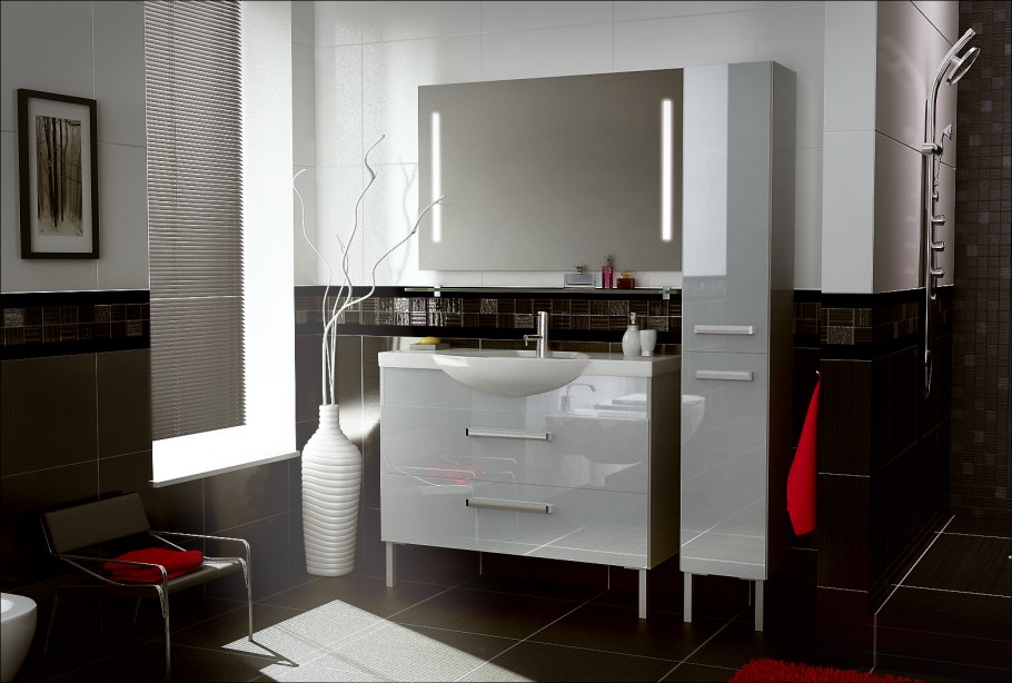 Verona тумба и зеркало