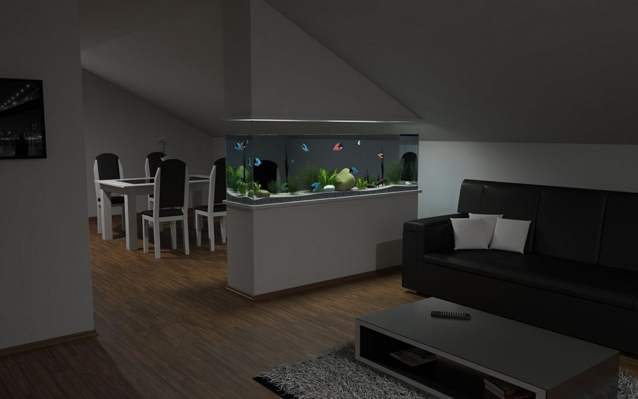 Аквариум в стиле Минимализм