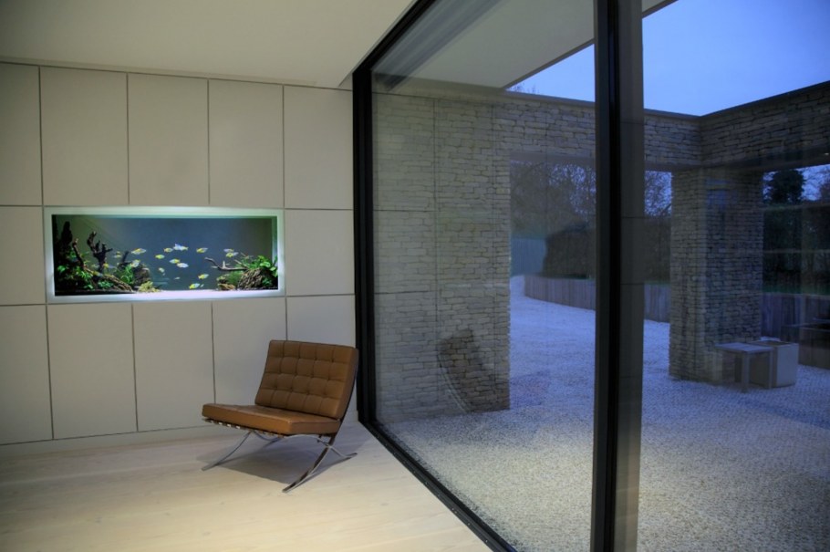 Аквариум в интерьере Минимализм