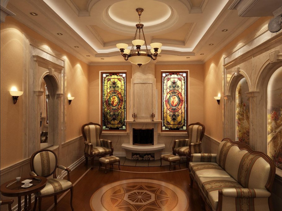 Интерьер зала в стиле Барокко