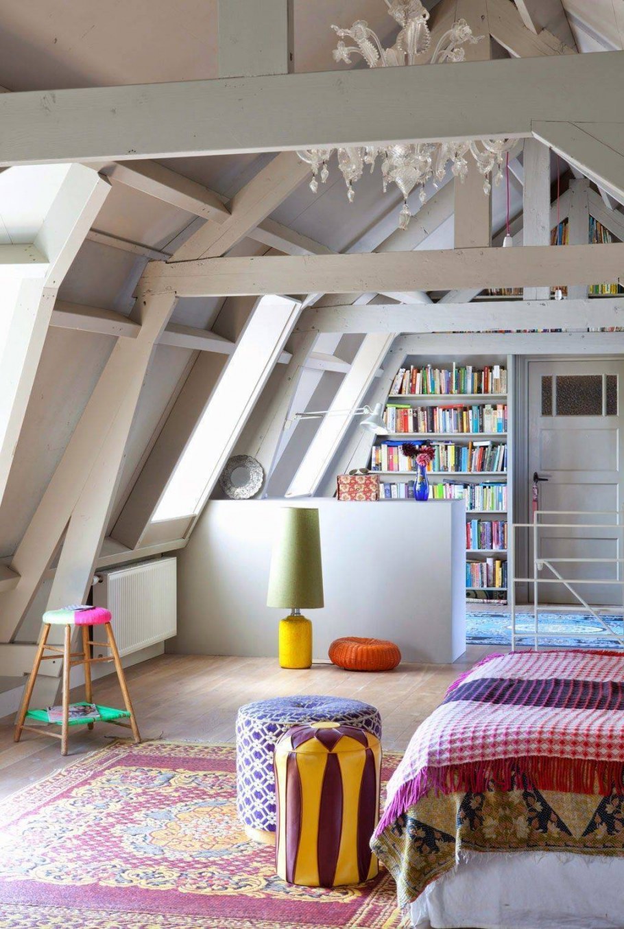 Барнхаус интерьер спальни