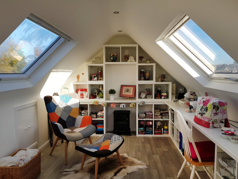 Обустройство мансарды