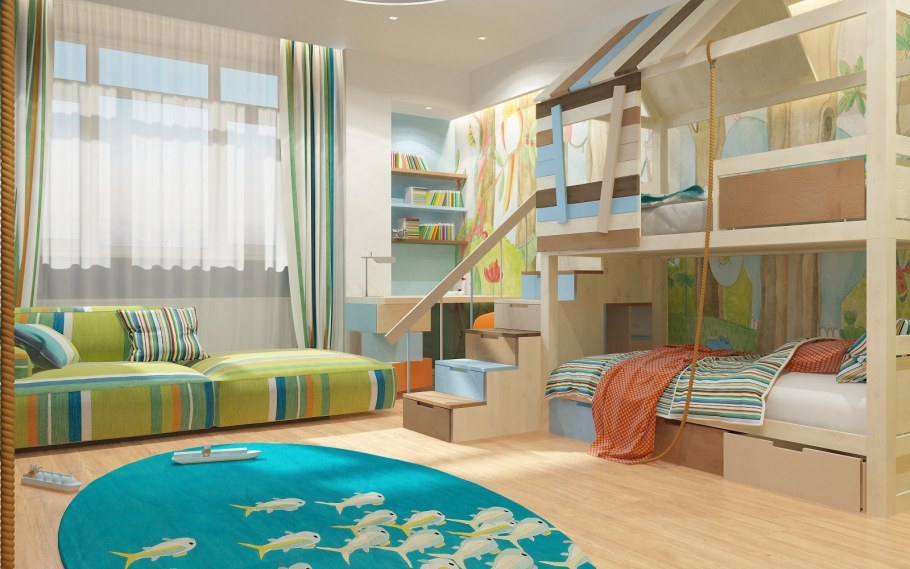 Гостиная детская для 2 мальчиков