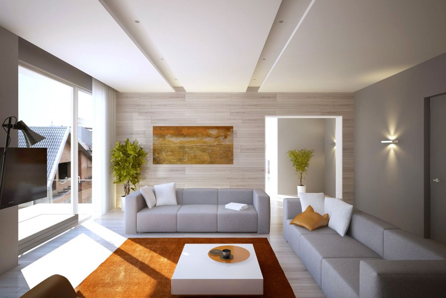 Гостиная в минималистическом стиле