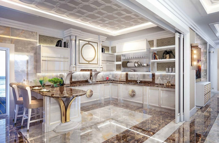 Кухня Италия стиль ар деко