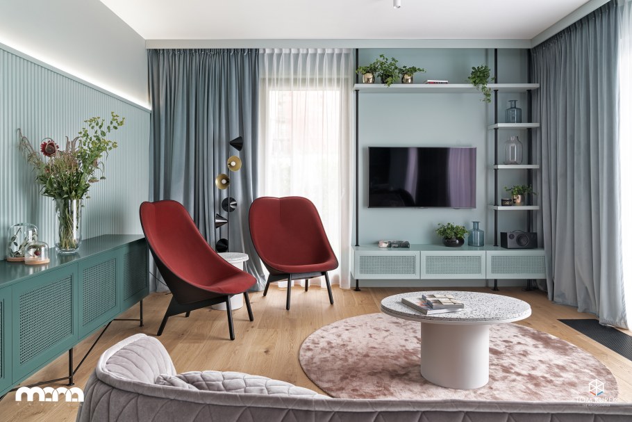 Нео мята в интерьере