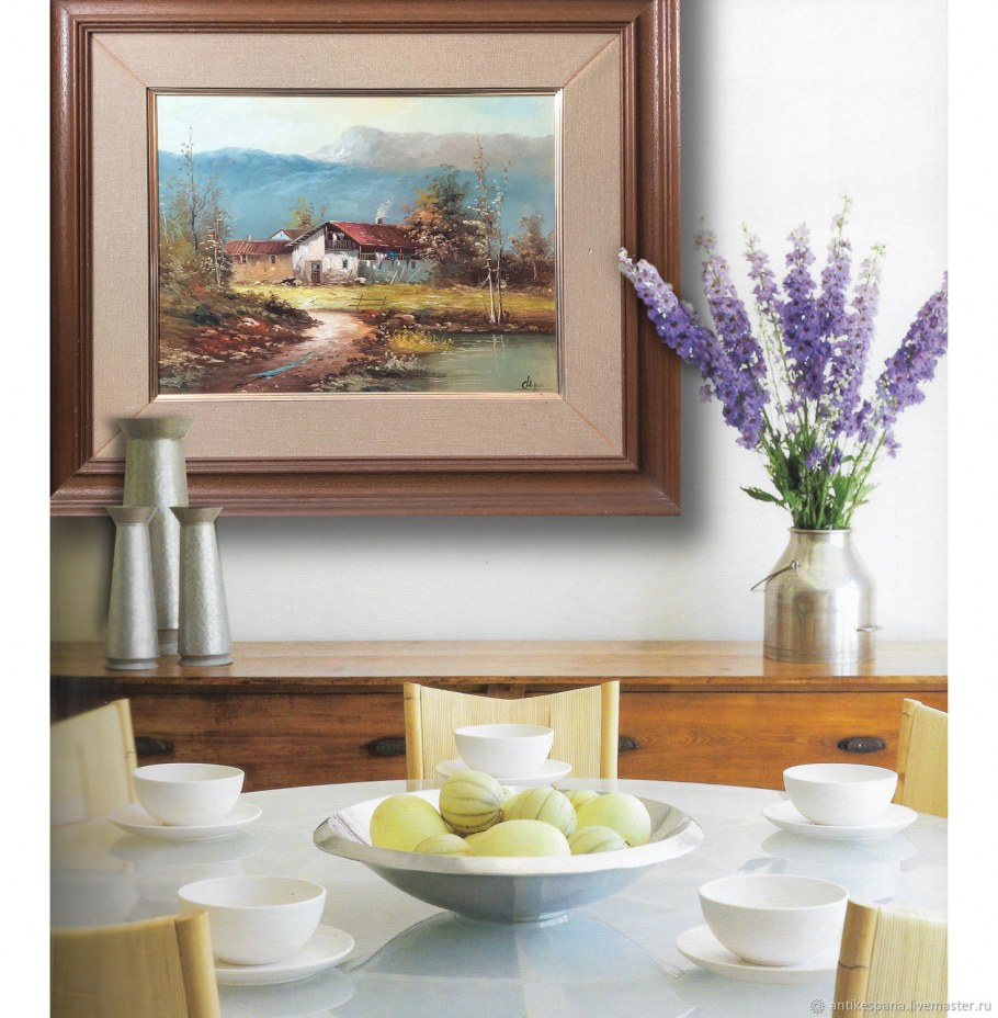 Дачный интерьер в стиле Кантри