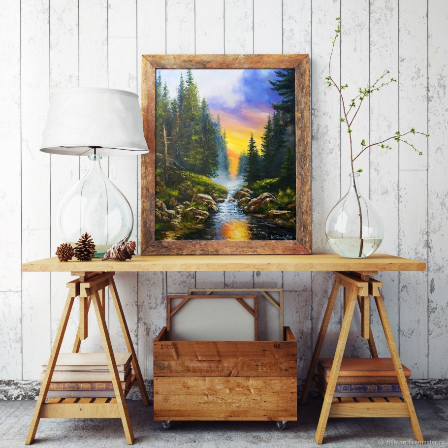 Картины на холсте осень