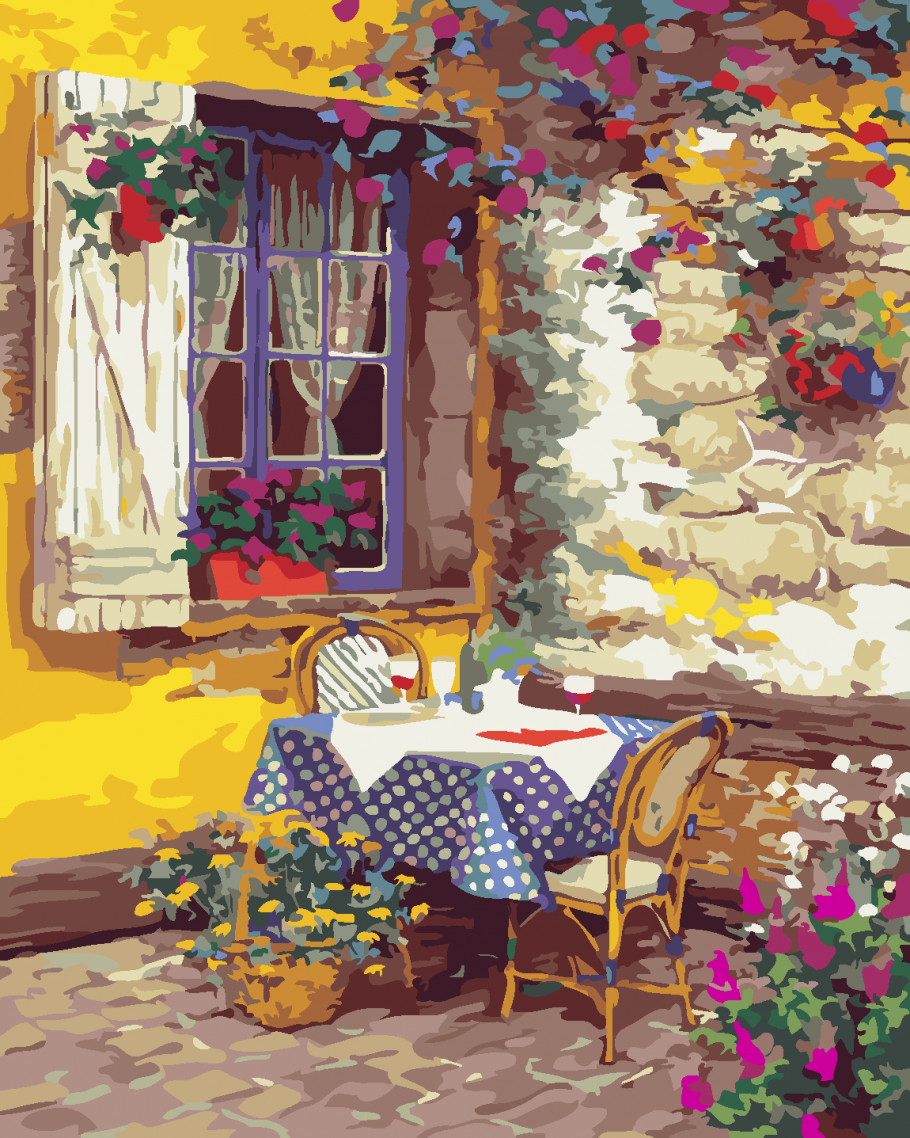 Обуховский художник картина веранда