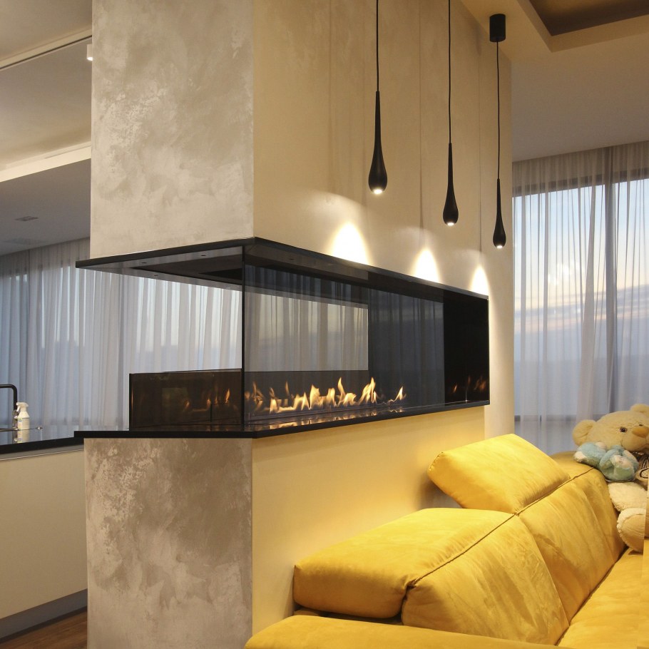 Биокамин Lux Fire торцевой 755 м