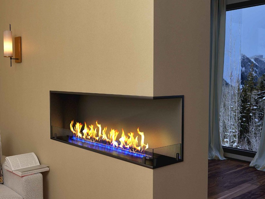 Zefire биокамин угловой Standart 1100