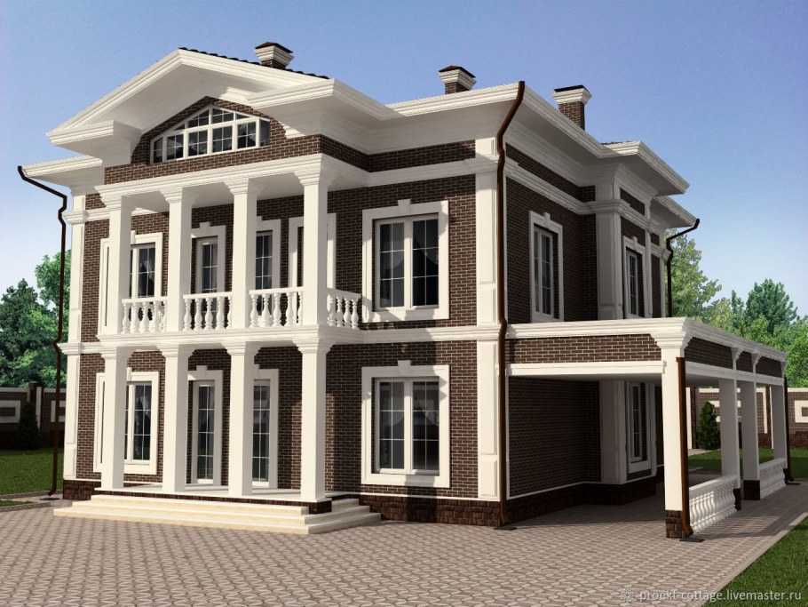 ТОПДОМ экстерьер неоклассический