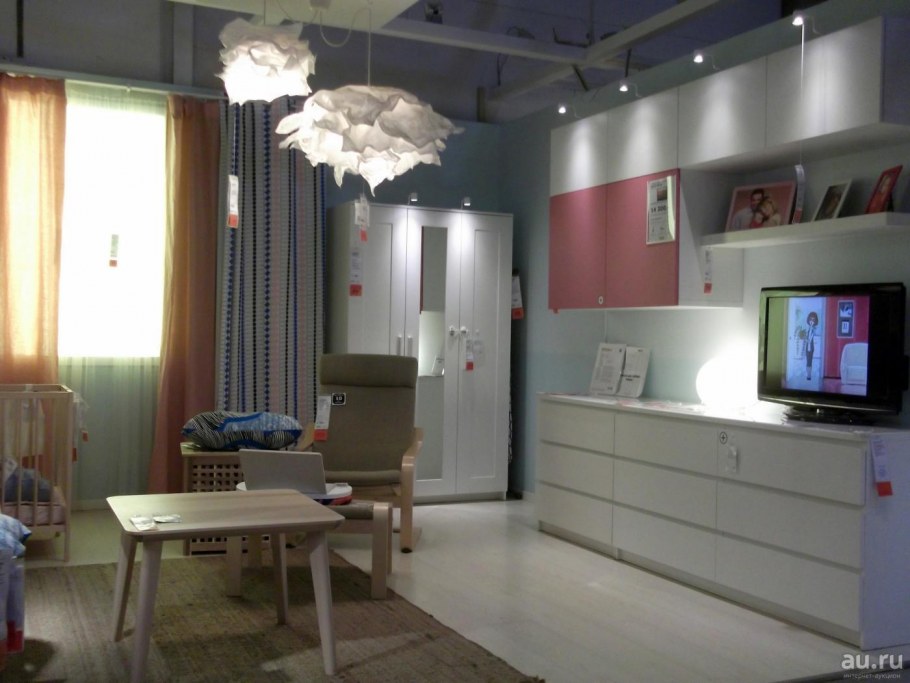 Интерьеры икеа в магазине