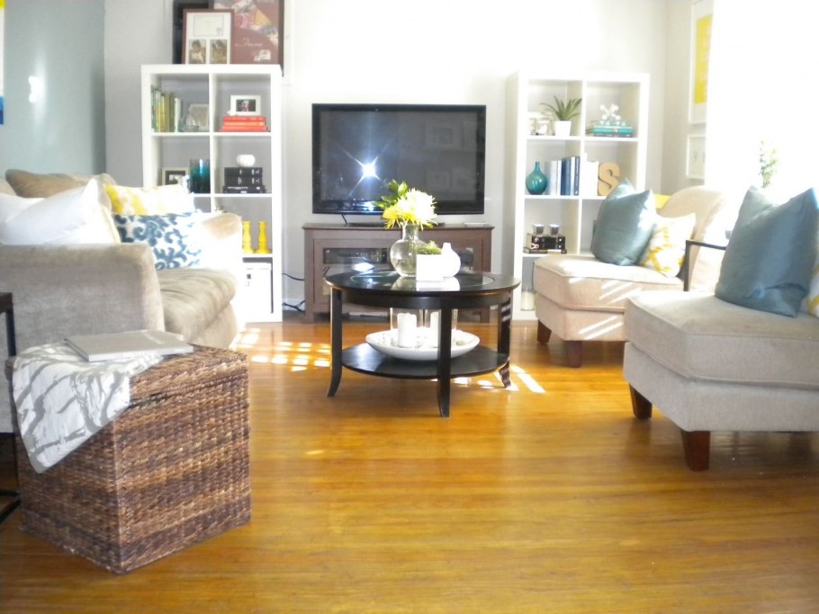 Интерьер гостиной из мебели икеа