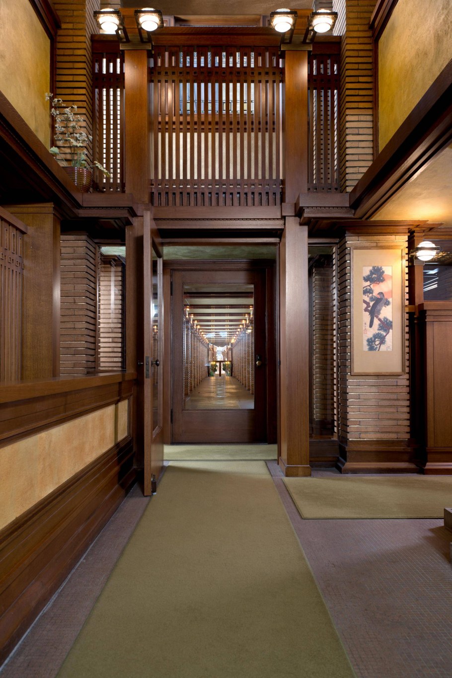 Фрэнк Ллойд Райт интерьеры