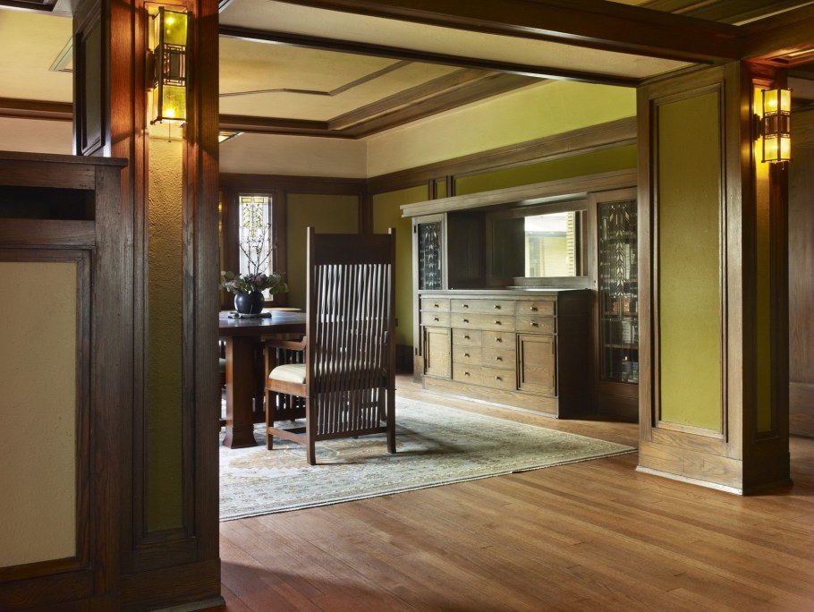 Фрэнк Ллойд Райт интерьеры