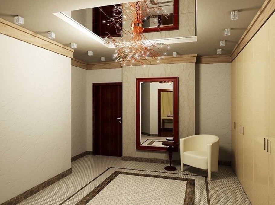 Потолок в коридоре