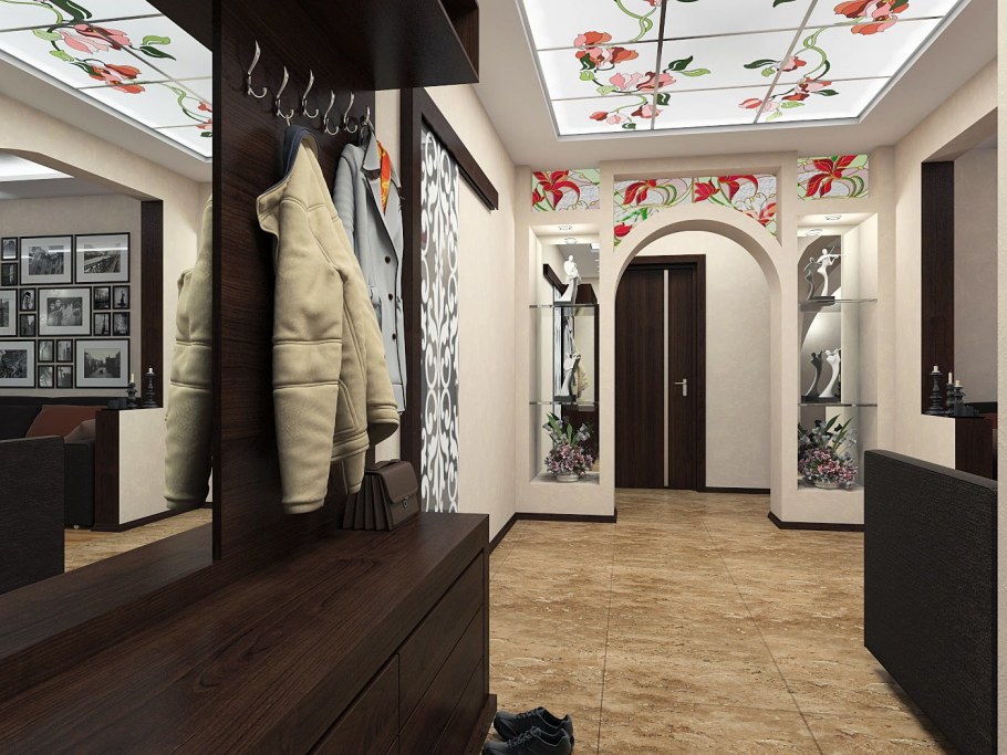 Потолок в прихожей