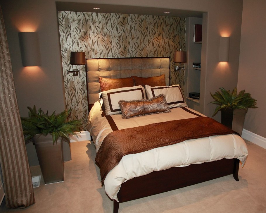 Ниши в интерьере спальни