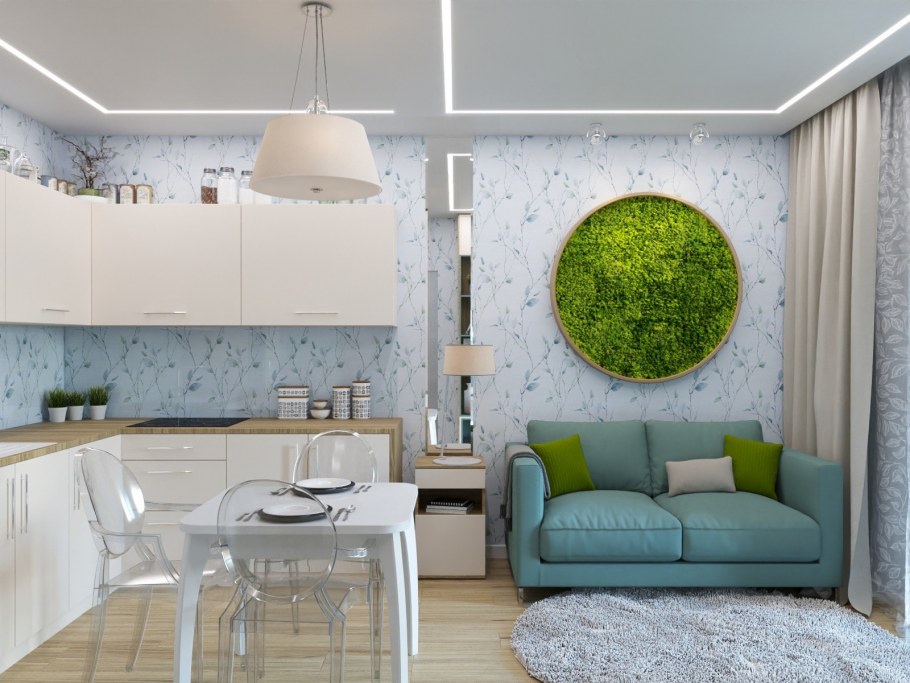 Обои для кухни фото дизайн 2020