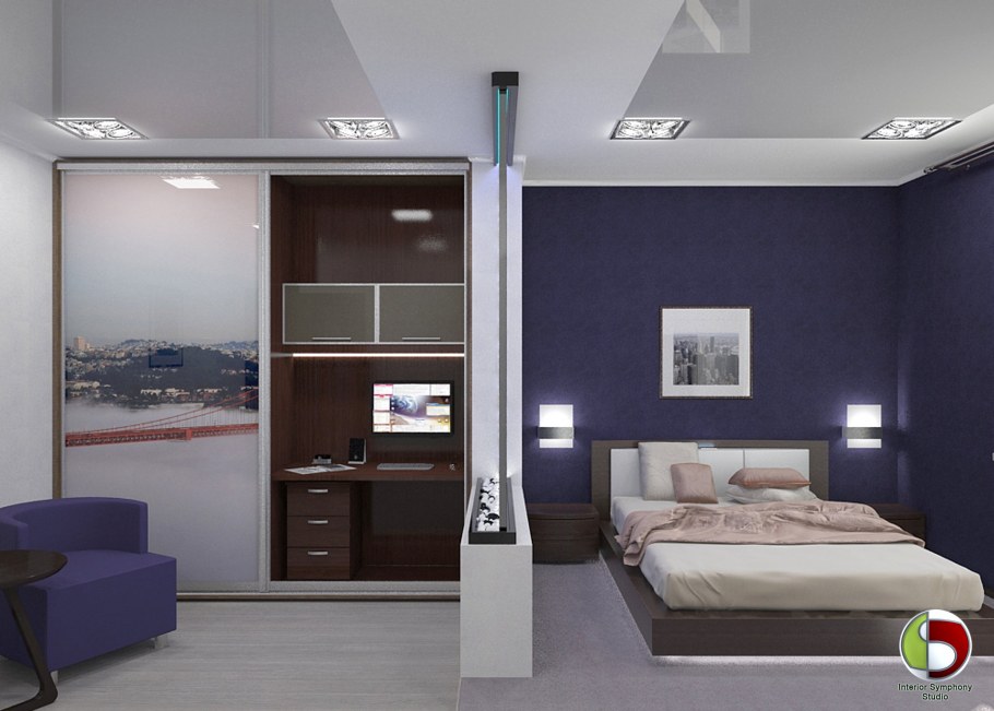 Комната современного молодого человека