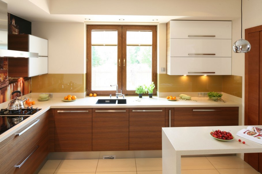 L образная кухня