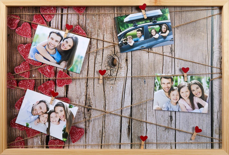 Панно с зажимами для 40 фотографий Hangit белое 315000-660