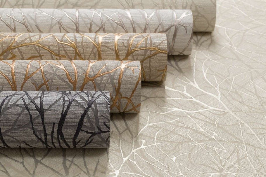 Обои палитра pl71375-12 в интерьере