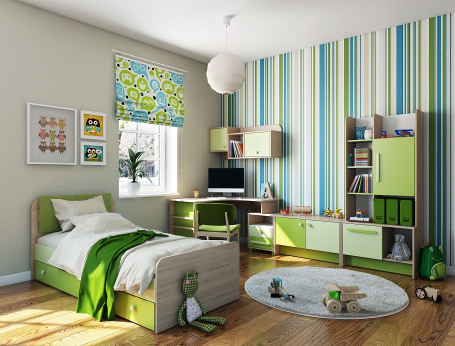 Салатовая детская