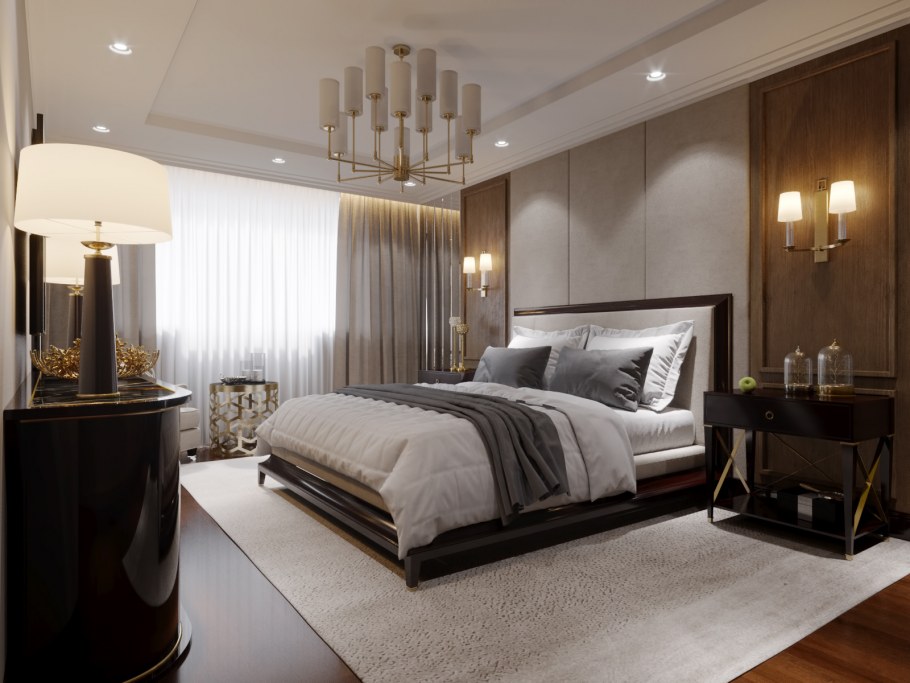Современные интерьеры спальни от известных дизайнеров