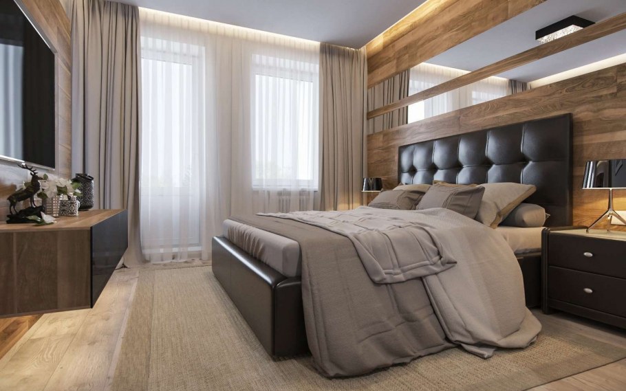 Современный проект спальни