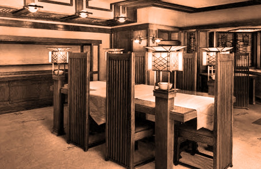 Скамейки Фрэнк Ллойд Райт