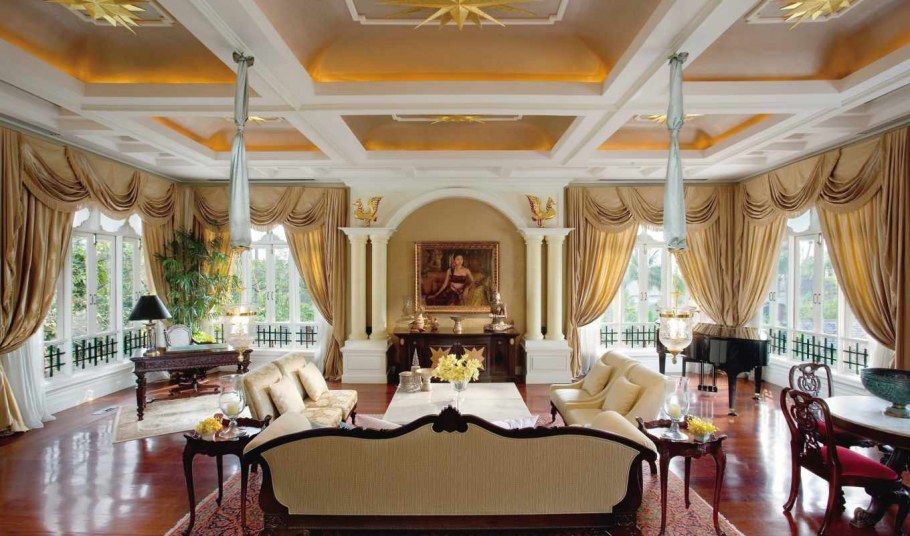 Шикарные гостиные комнаты