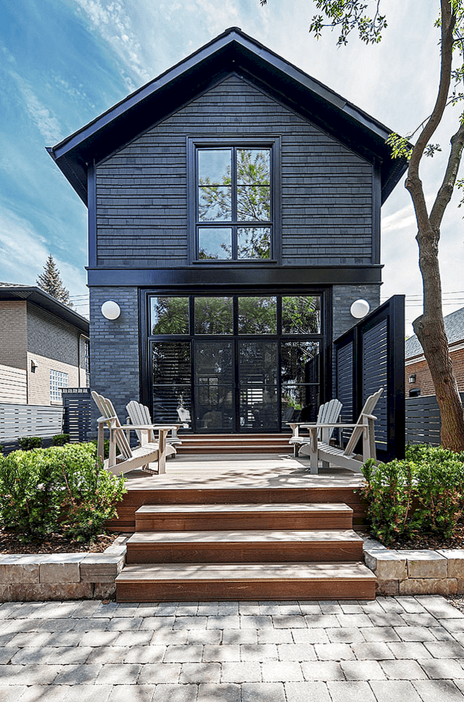 Фасад в скандинавском стиле