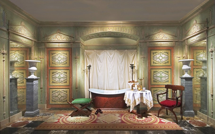 Античный стиль в интерьере комната