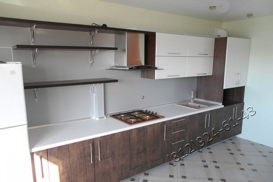 Кухонный гарнитур с фасадами из ЛДСП