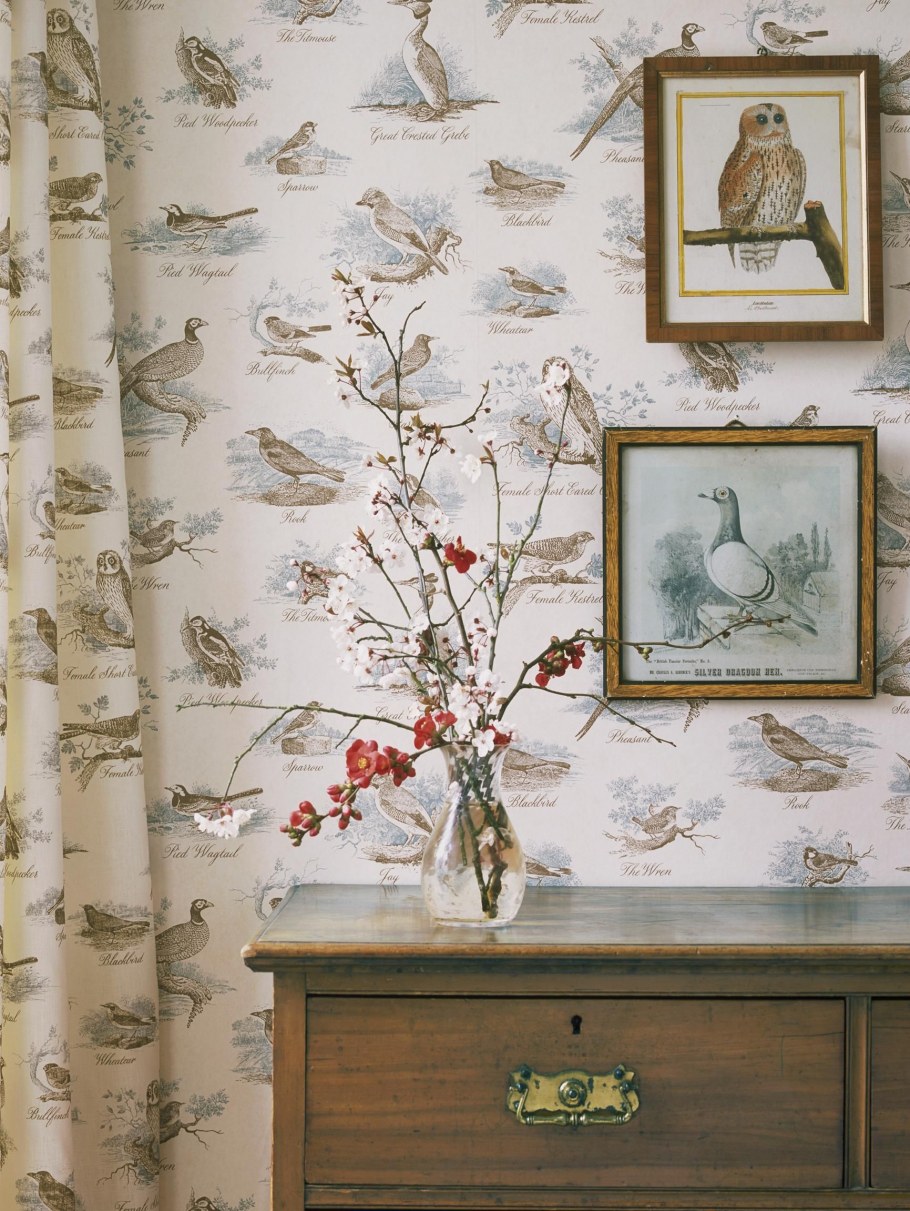 Дизайнерские обои с птицами