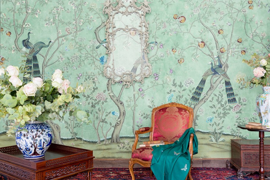 Английские обои de Gournay, коллекция Chinoiserie