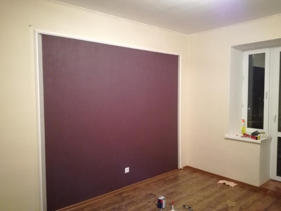 Готовая стена под покраску