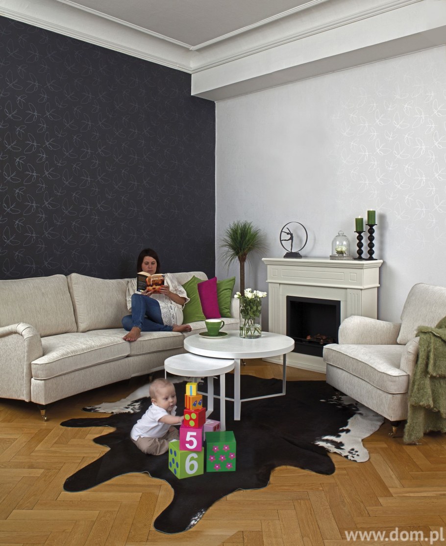 Обои под покраску в интерьере