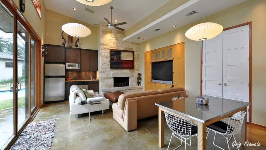 Планировка кухни-гостиной