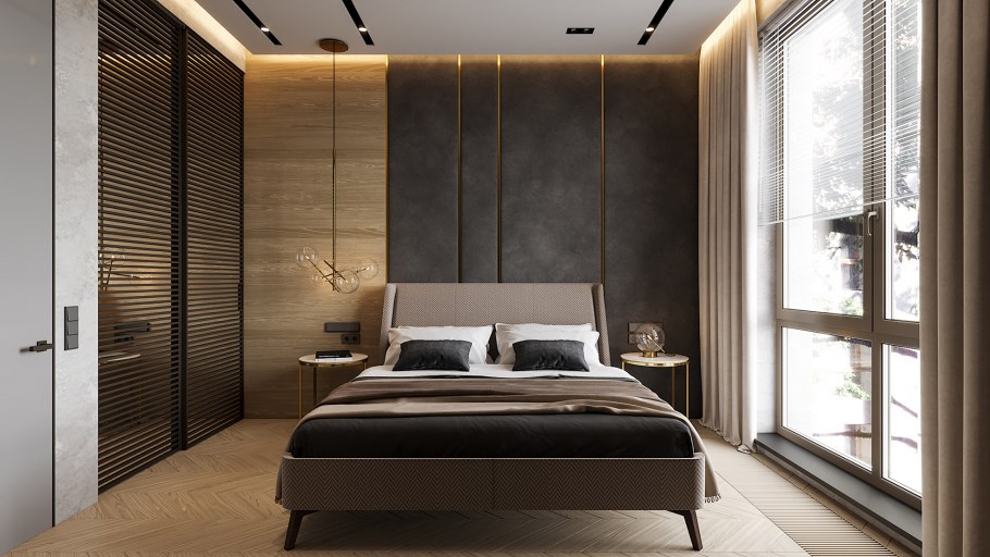 Отделка в темных тонах