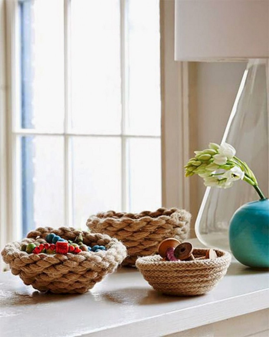 Декор дома из веревок