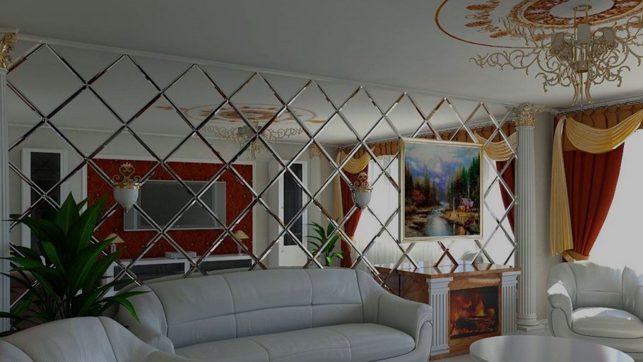 Большие зеркала в прихожую