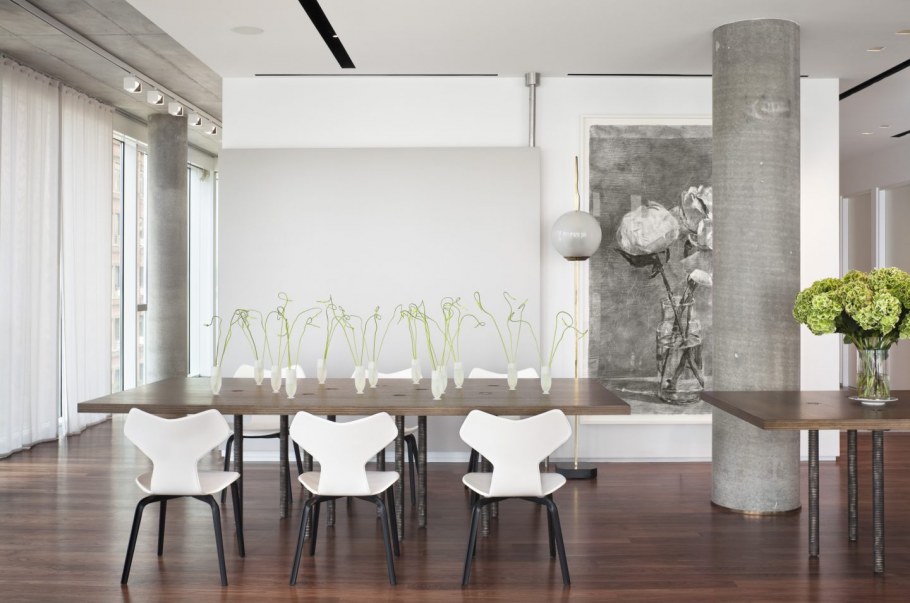 Кессонный потолок лофт