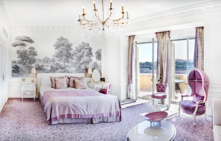 Розовый цвет в интерьере