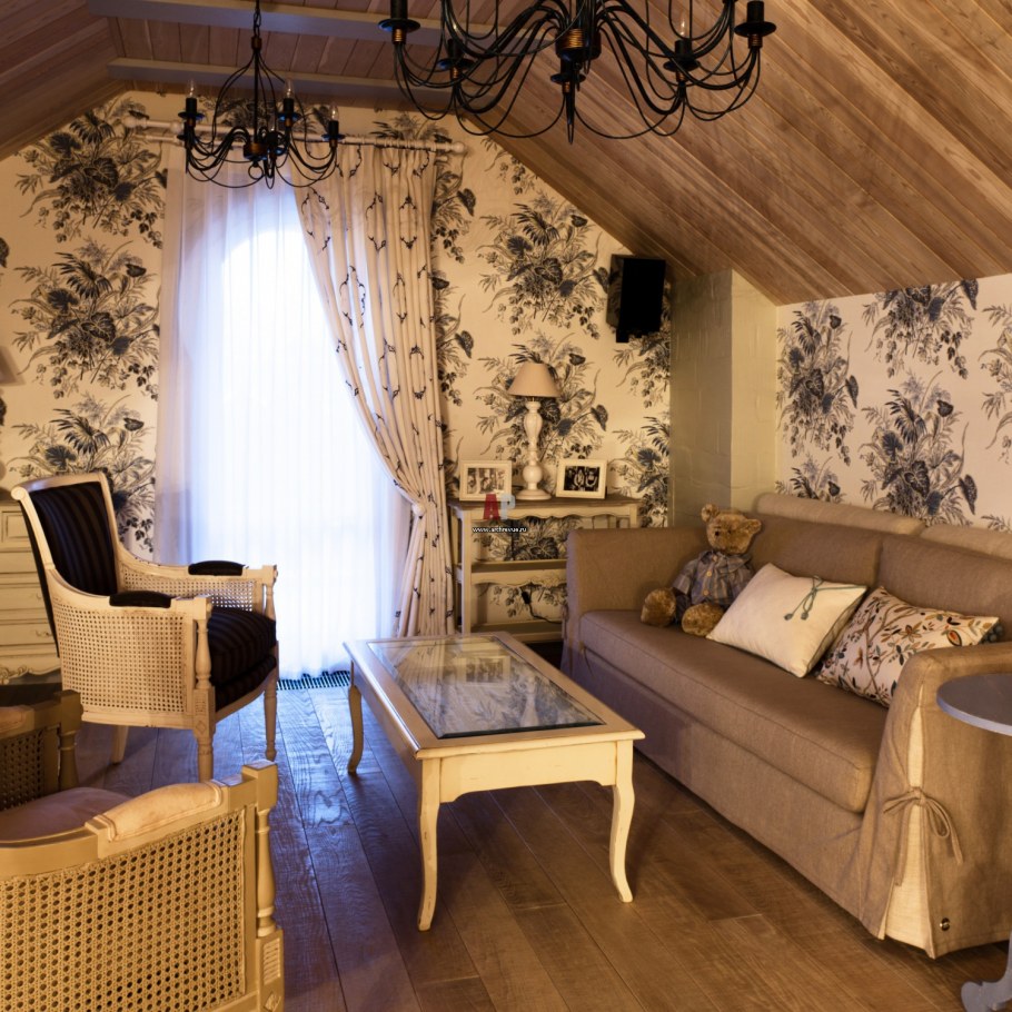 Гостиная Кантри Прованс